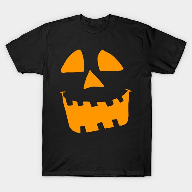 Jack O'Lantern face 5 T-Shirt by Eric03091978